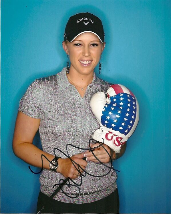 LPGA Morgan Pressel Autographed Signed 8x10 Photo Poster painting COA 9