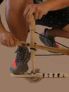 Wood Drilling Fire Making Tool Outdoor Survival Practice Tool for Camping Hiking