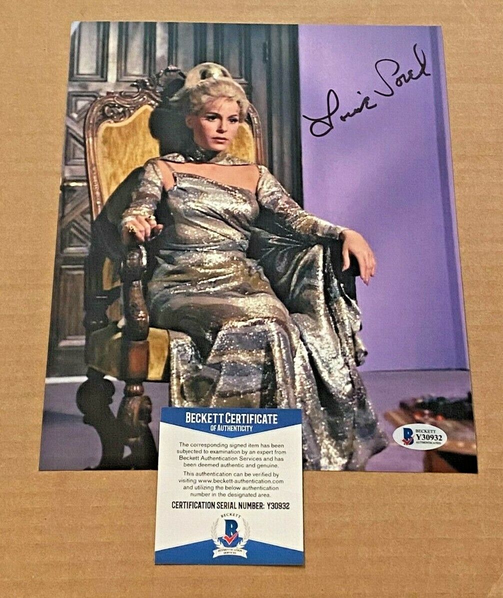 LOUISE SOREL SIGNED RAYNA STAR TREK 8X10 Photo Poster painting BECKETT CERTIFIED