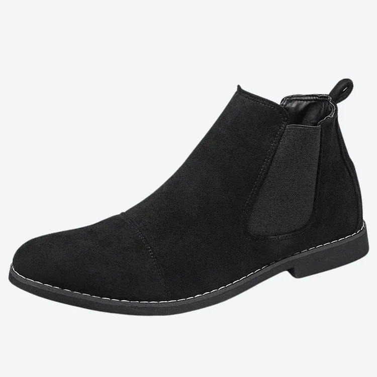 Stylish Zealbonn Men's Shoes: Classic Suede Chelsea Boots