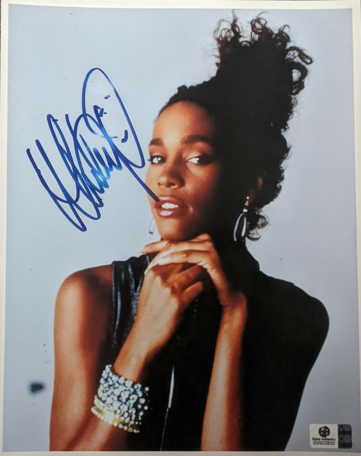 Whitney Houston Signed Autograph 8x10 COA