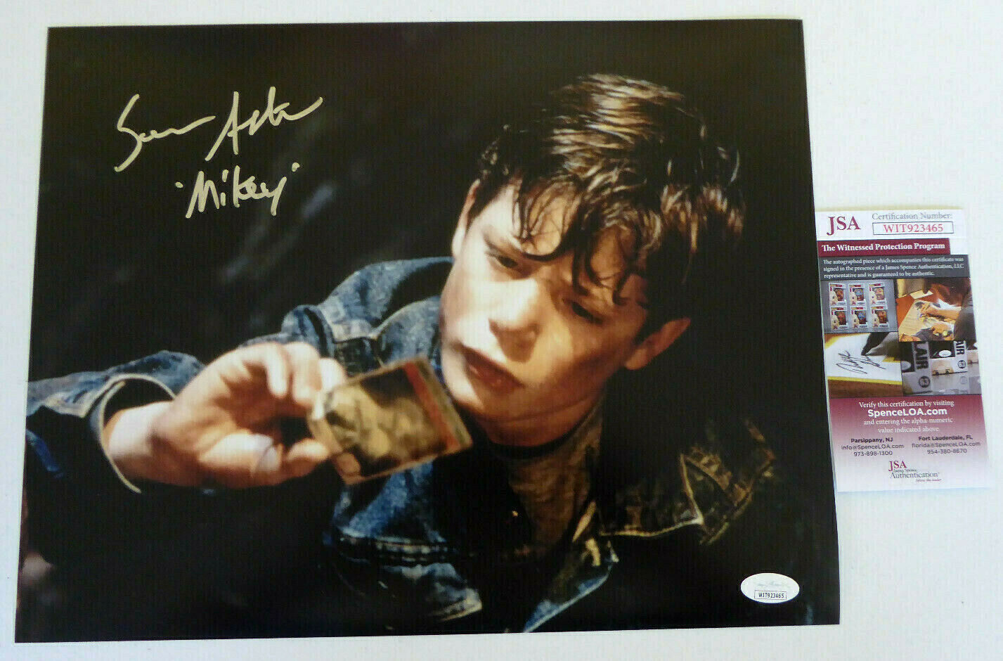 Sean Astin Authentic Signed 11x14 Photo Poster painting Autographed, Mikey, The Goonies, JSA COA