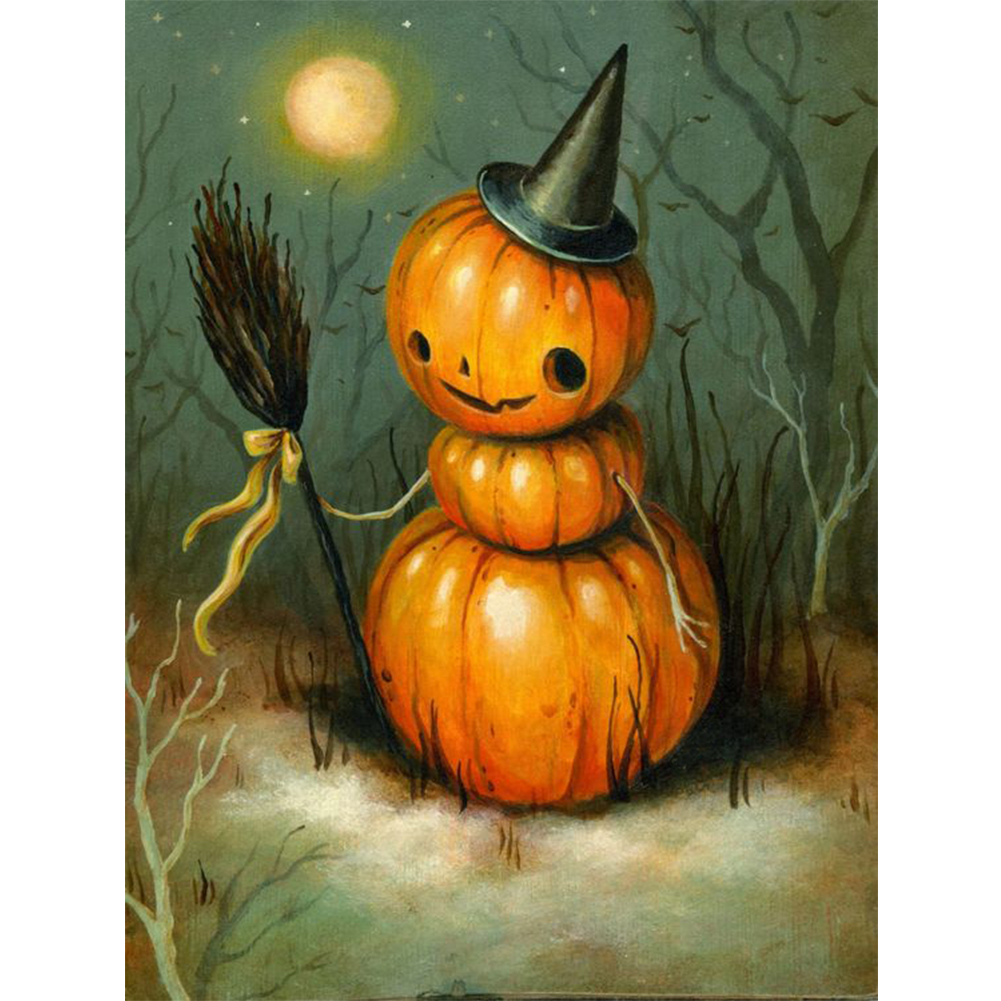 

Pumpkin Man - Round Drill Diamond Painting - 40*50CM, 501 Original