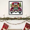 (40*40cm)Christmas Car - Full Round Drill Diamond Painting