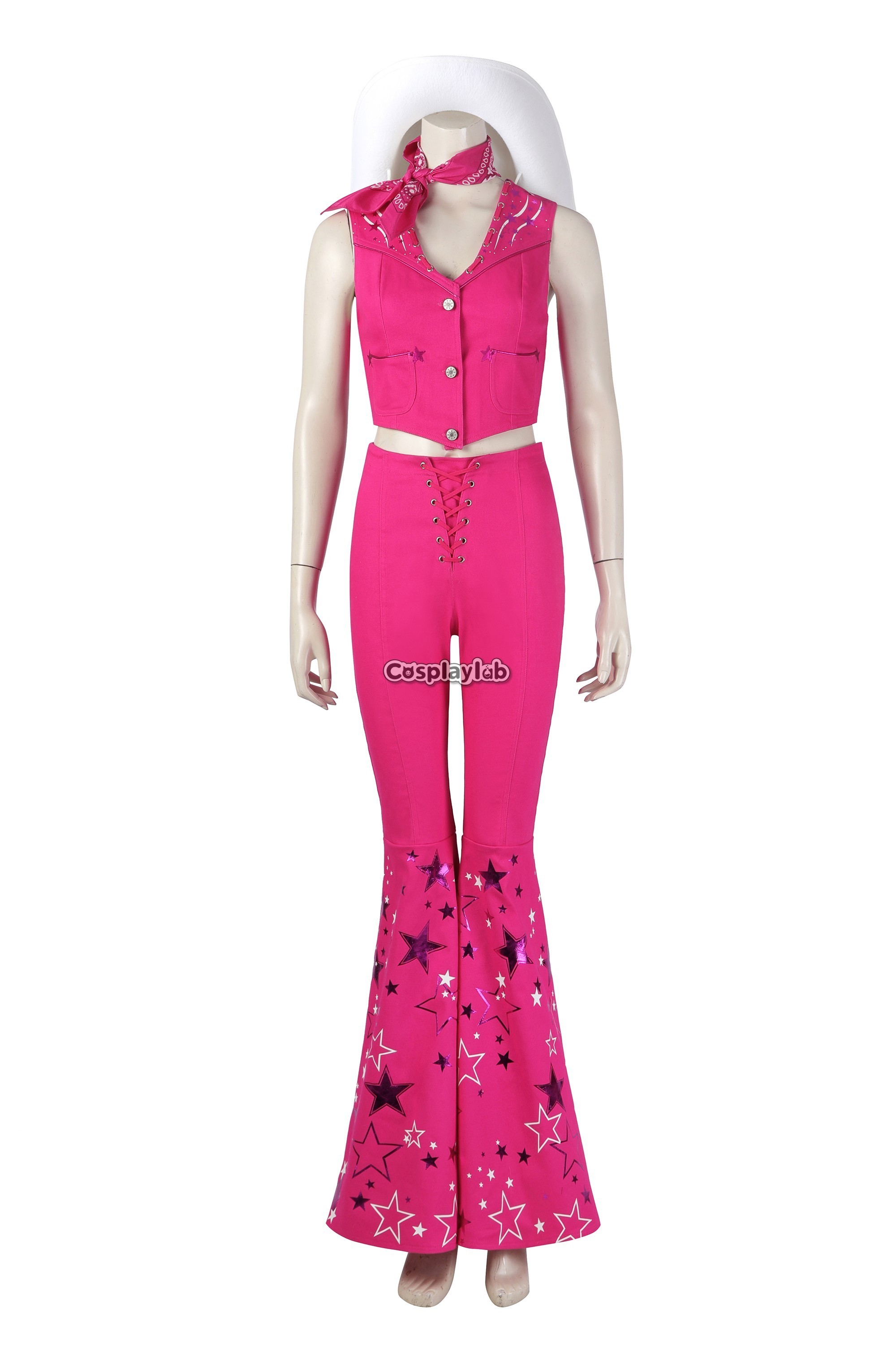 Barbara Film Pink Denim Cosplay Costume