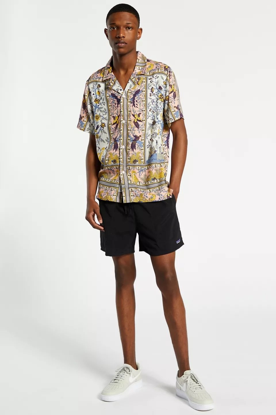 animal button down shirt
