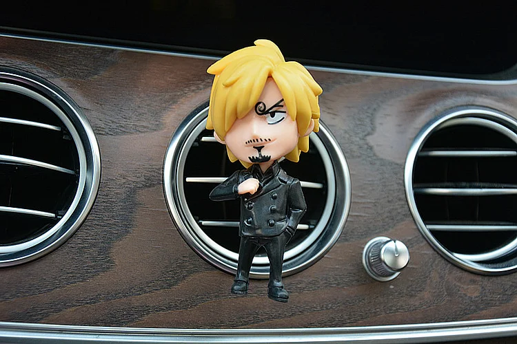Anime One Piece Nika Luffy Car Ornaments Figures Zoro Ace Thousand