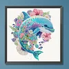 Diamond Painting-DIY Crystal Rhinestone Dolphin
