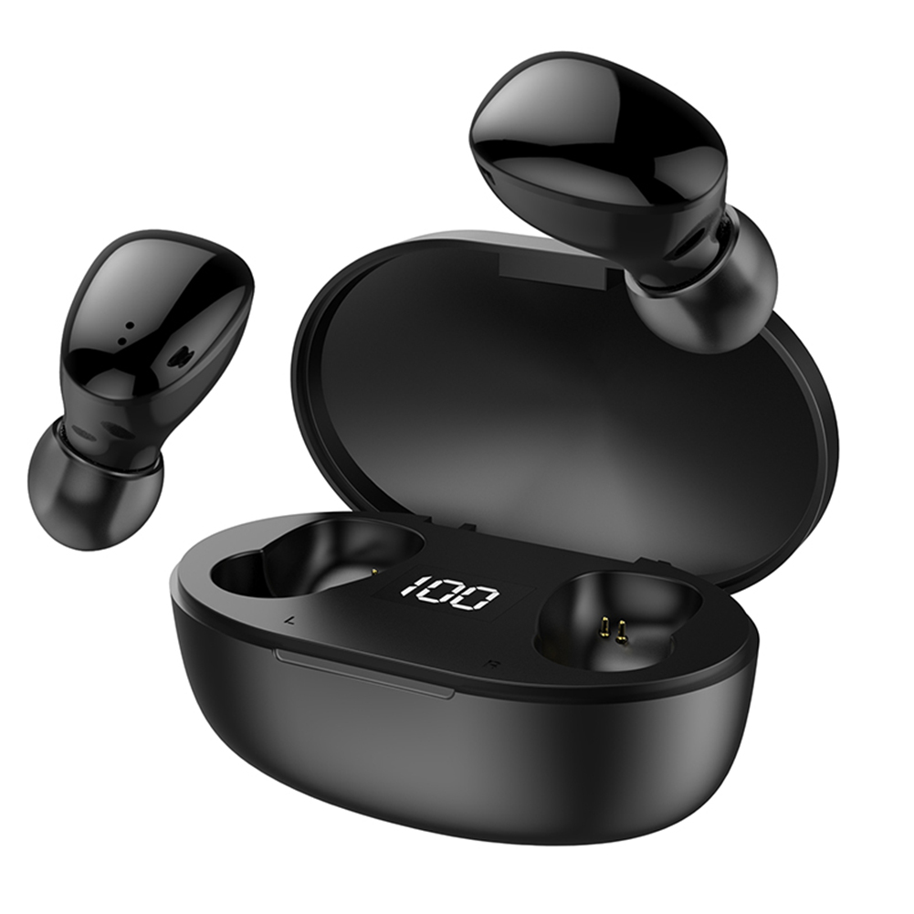 

C4 IPX4 TWS Bluetooth Earphones Fingerprint Touch Wireless Earbuds (Black, 501 Original