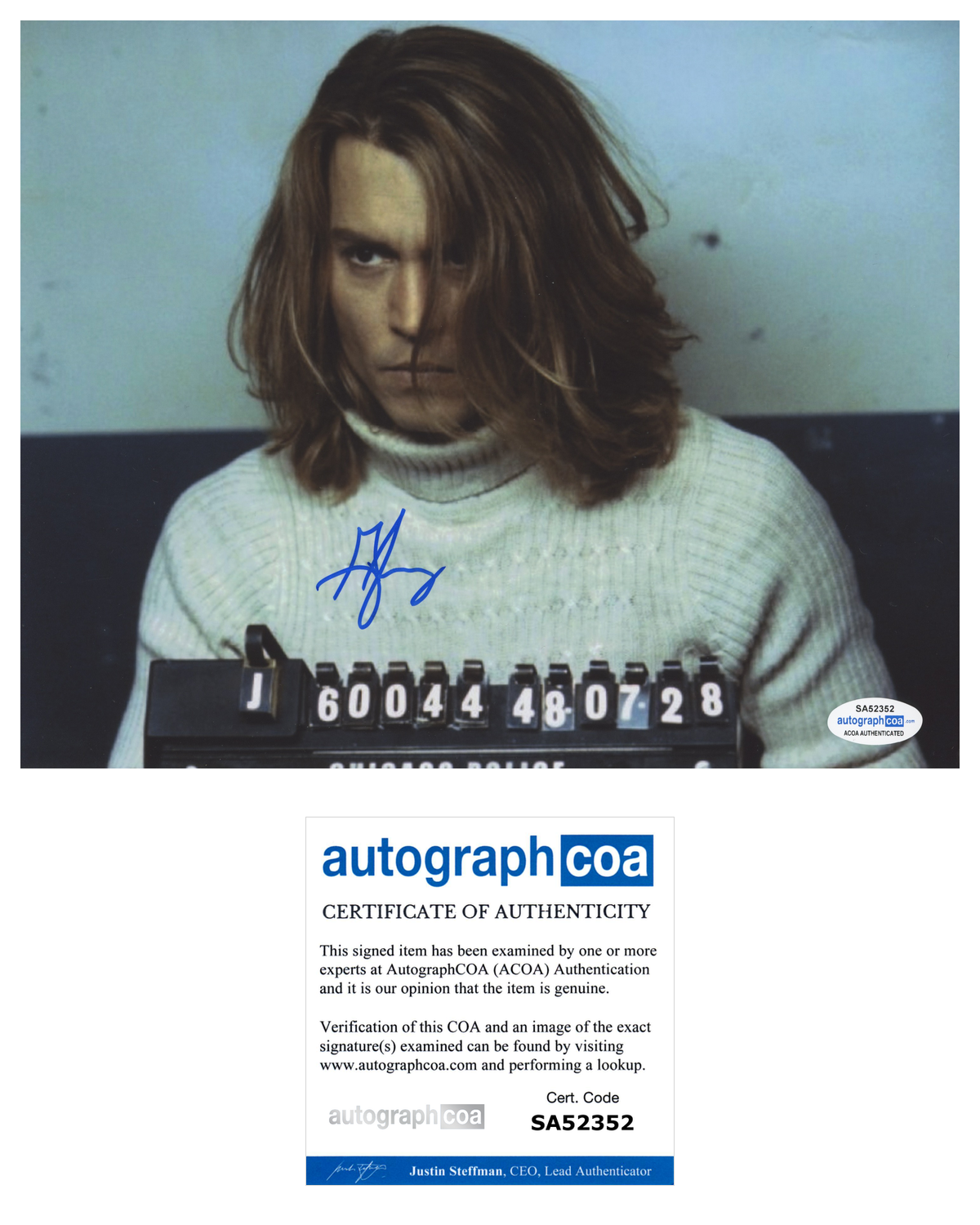 George Jung Signed Autograph 8x10 Photo Poster painting Blow Johnny Depp Drug Smuggler ACOA COA