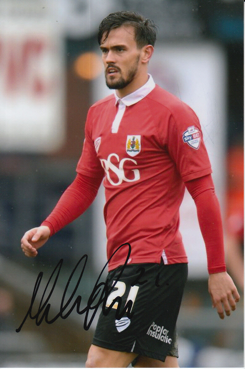 BRISTOL CITY HAND SIGNED MARLON PACK 6X4 Photo Poster painting 1.