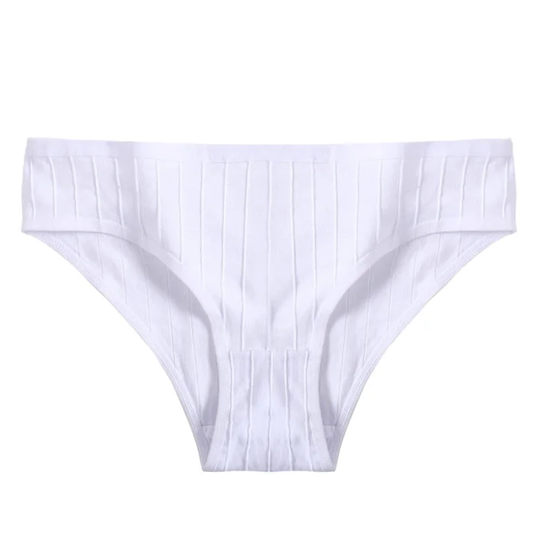 Women Panties Cotton Underwear Solid Color Briefs Female Underpants Intimate Lingerie Sexy Women's Pantys Embossed Heart Pattern