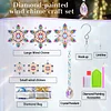 3D Mandala DIY Crystal Prism Teardrop Pendant Hanging Diamond Painting Suncatcher Kit