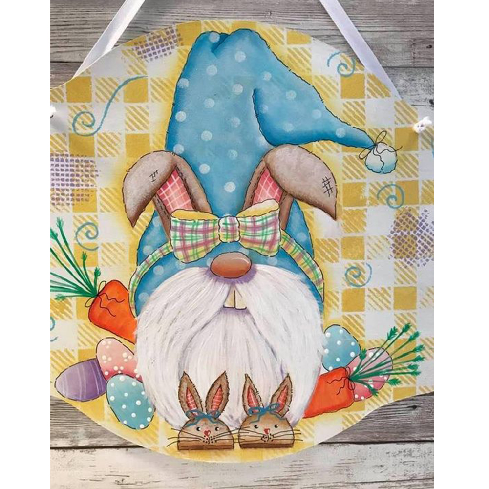 

30*40CM - Round Drill Diamond Painting - Cartoon Garden Gnome, 501 Original