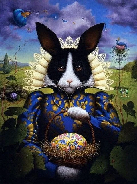 Cat Dog Cow Vintage Posters Animal Art Canvas Painting Posters and Print Wall Art for Living Room Home Decor (No Frame) 923