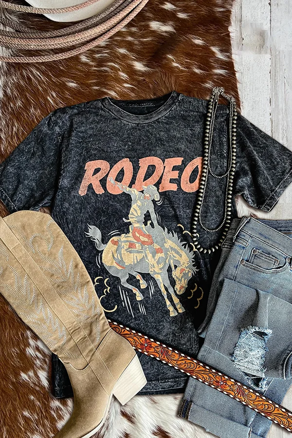 Casual Rodeo Crew Neck T-Shirt