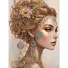 Femme de luxe-peinture spéciale partielle au diamant-30*40cm