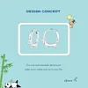 925 Sterling Silver Dachshund Hoop Earrings 