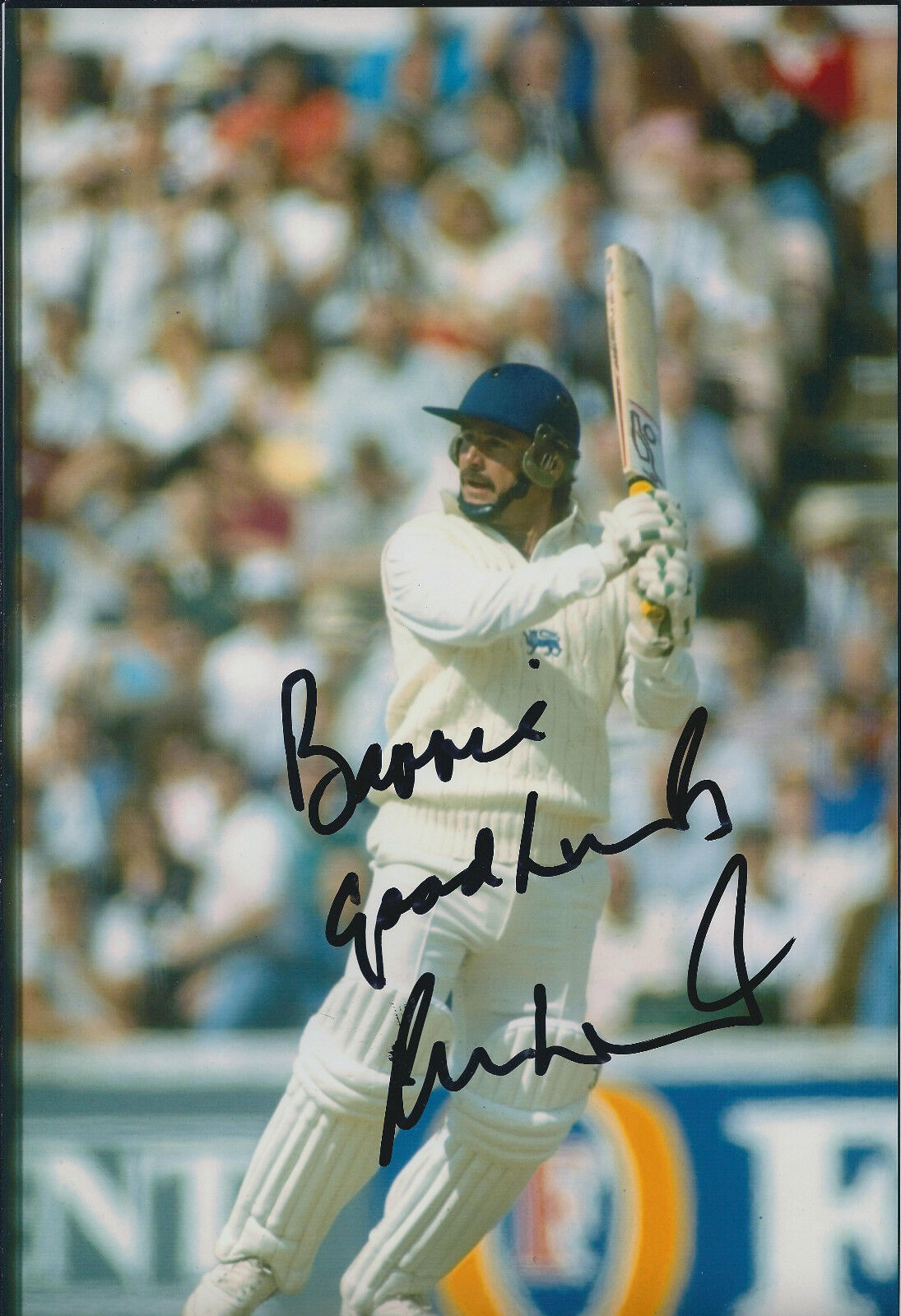 Allan LAMB Signed Autograph 12x8 Photo Poster painting AFTAL COA ENGLAND Batsman Cricket