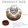 DIY Diamond Painting Storage Box Rhinestones Decorative Snack Case Kit (Tiger)