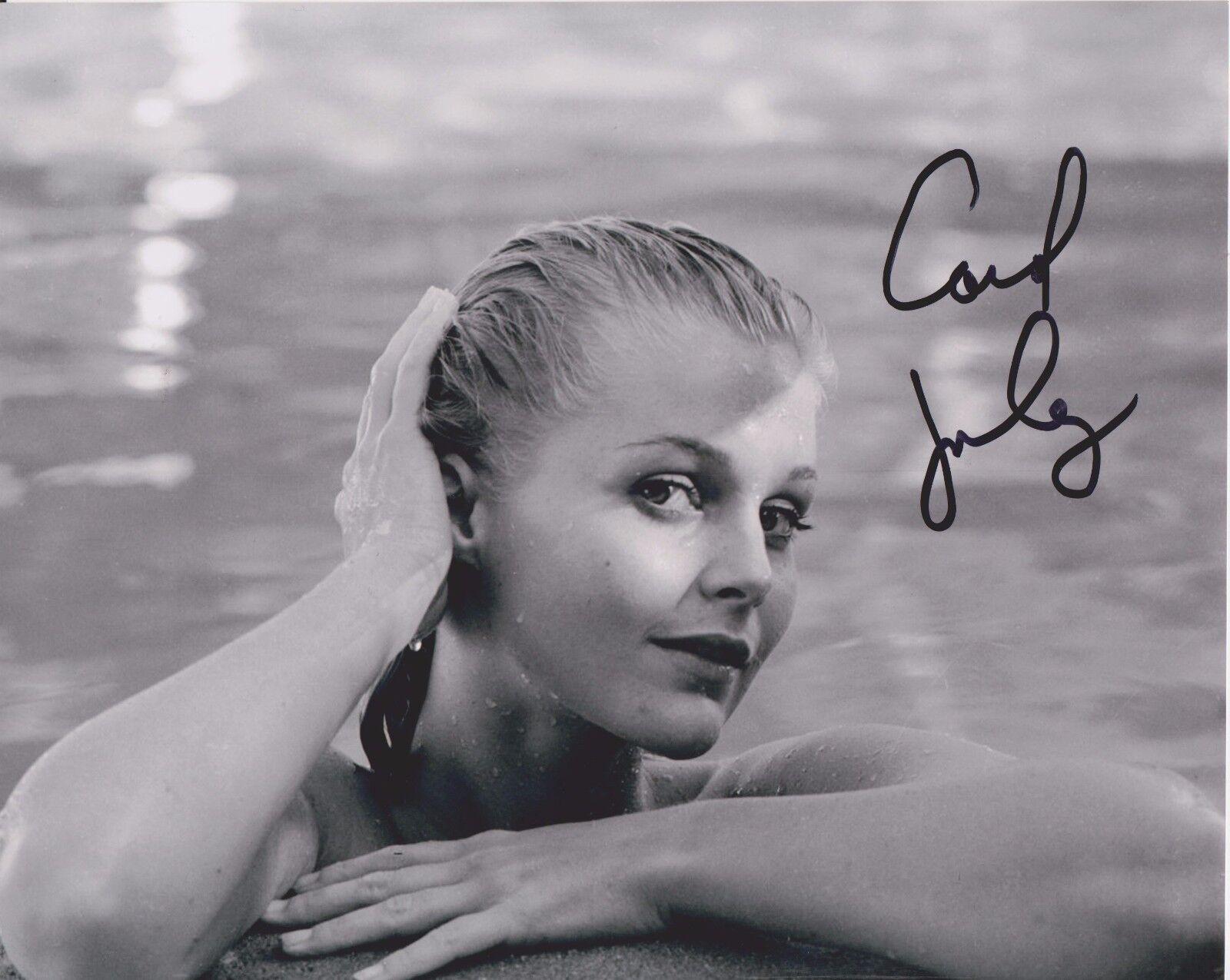 Carol Lynley (RIP 1942-2019) Original Autographed 8X10 Photo Poster painting #17