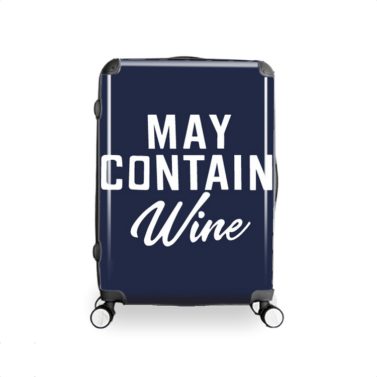 May Contain Wine, Beer Hardside Luggage