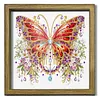 Diamond Painting Special Shaped Drill Butterfly With Frame(8.46x8.46inch)