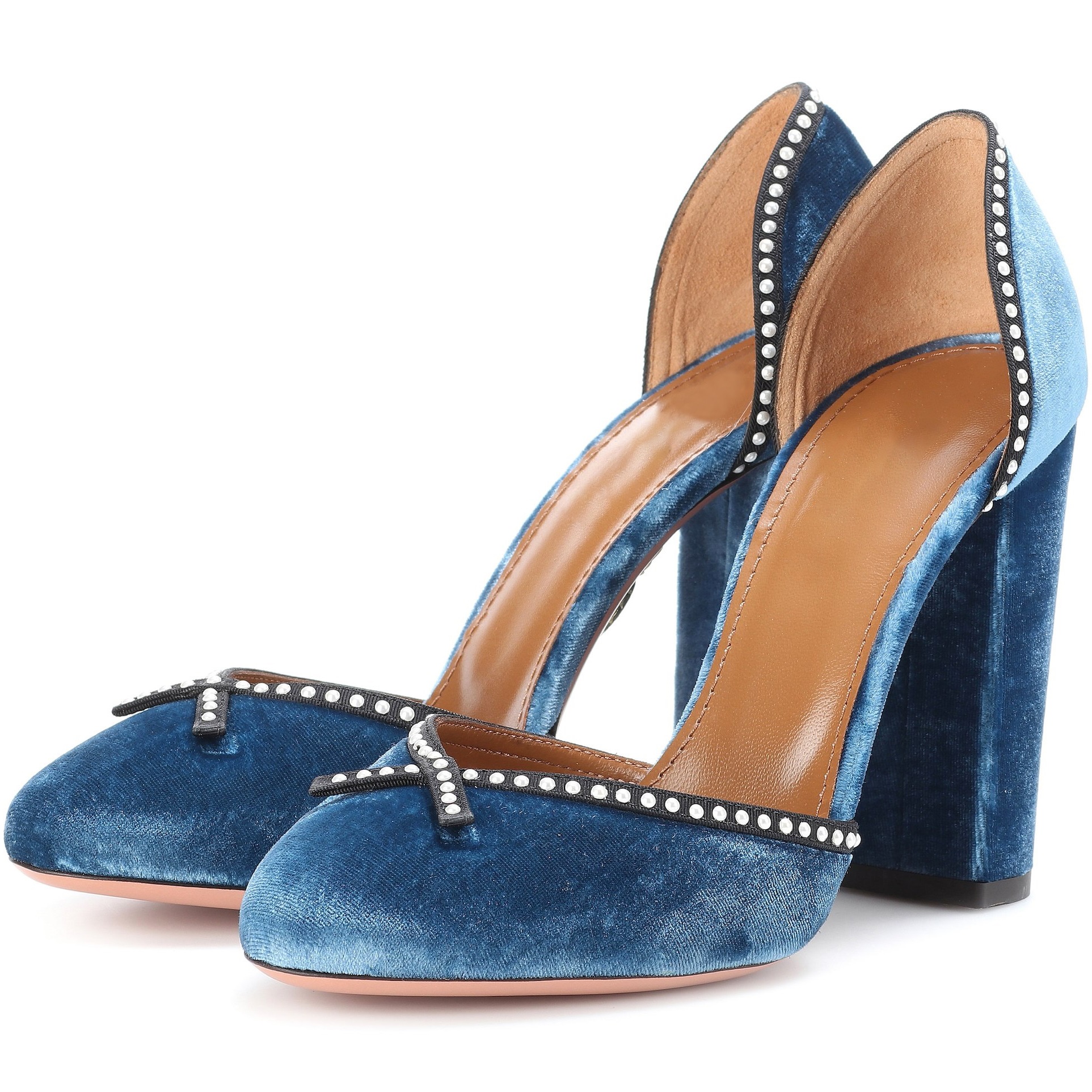 GOOSHOE Red Slingback Block Heel Sandals
