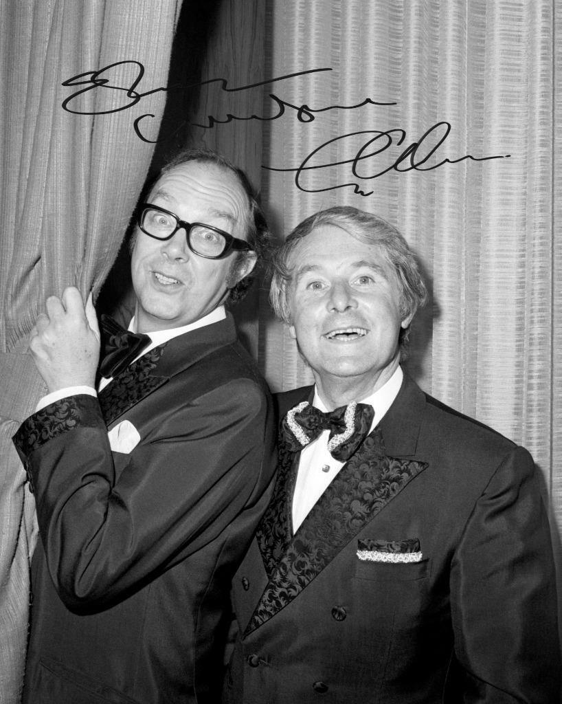 Eric Morecambe & Ernie Wise SIGNED AUTOGARPHED 10 X 8