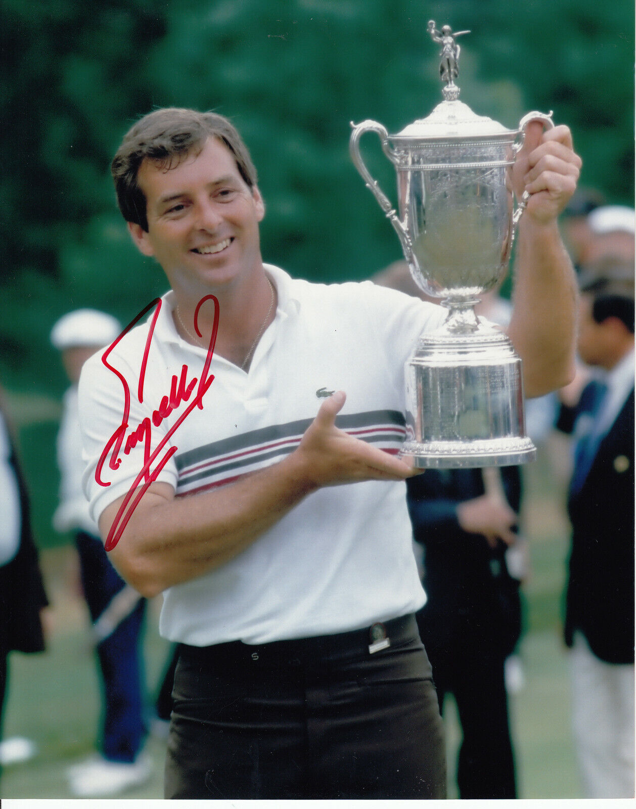 Fuzzy Zoeller #4 Masters 8x10 Signed Photo Poster painting w/ COA Golf 031019