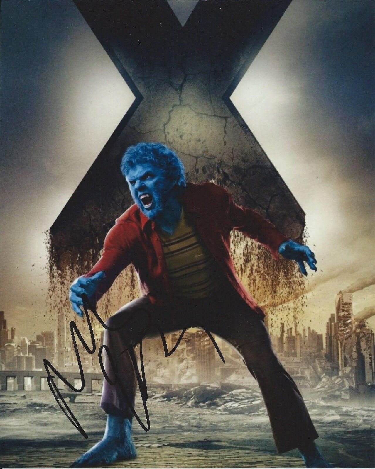 Nicholas Hoult autograph - signed X-Men Photo Poster painting - Skins