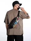 Fashion Brand Waist Bag 2025 New Single Shoulder Messenger Bag Chest Bag Men's Bag Student Casual Shoulder Bag Messenger Bag