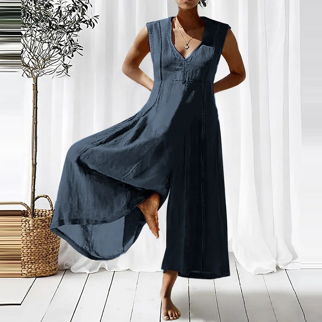 Women's Loose Fitting Casual Jumpsuit