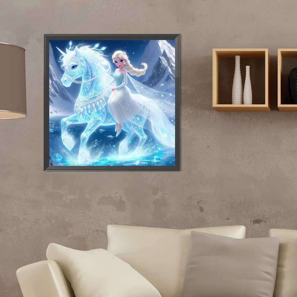 Diamond Painting - Full Round Drill - Princess Elsa(Canvas|40*40cm)