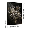 DIY Pearl Painting Fireworks for Home Wall Decor with Frame(40*30cm)