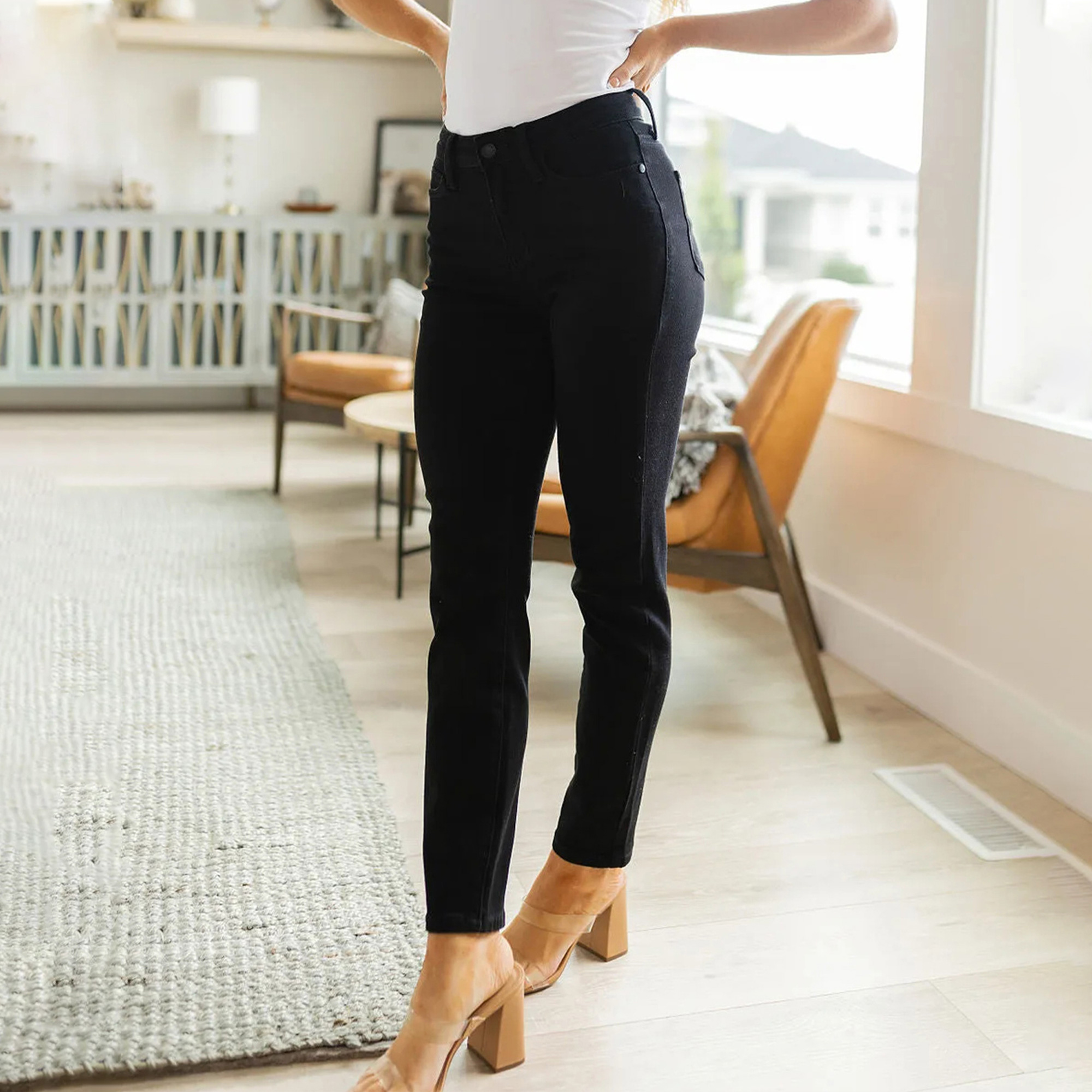 Tummy Control Butt Lifting Show Off Curves Slimming Jeans wearshes