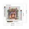Diamond Painting -DIY Round Drill Fireplace