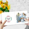 6pcs DIY Owl Dog Diamond Painting Greeting Card