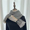 Autumn Winter Houndstooth Women Men Unisex Shawl Scarf