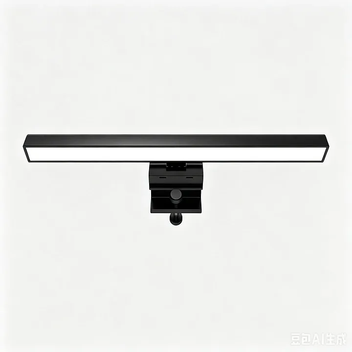 LED Monitor Screen Bar Lamp, Clip‑on Anti‑Glare Screen Hanging Light, Stepless Dimming Eye‑Care Desk Lamp for Laptop & Desktop Computer, Space‑Saving Office Work Light eltralife