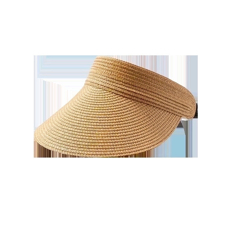 Women’s Basic Geometric Solid Color Straw Hat