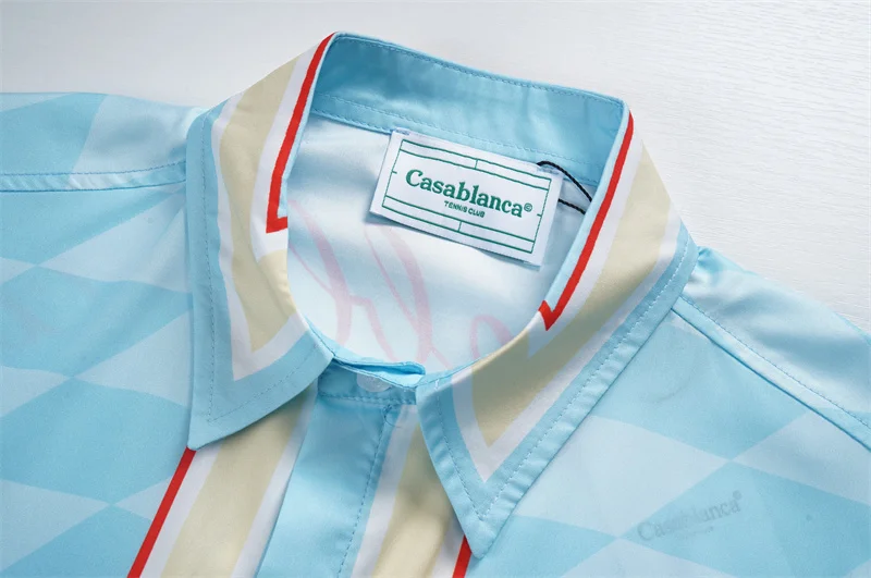 Casablanca 2023 new silk long-sleeved shirt