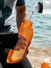 680ml Cycling Aerodynamic Water Bottle Bracket Set Large Capacity Bicycle Wind-Breaking Bottle  Proof Riding Water Kettle Frame Set For Outdoor Cycling Quick Hydration