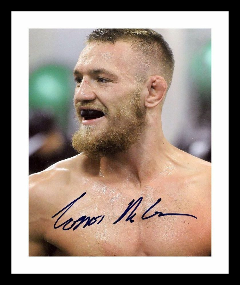 Conor McGregor - UFC Autograph Signed & Framed Photo Poster painting 5