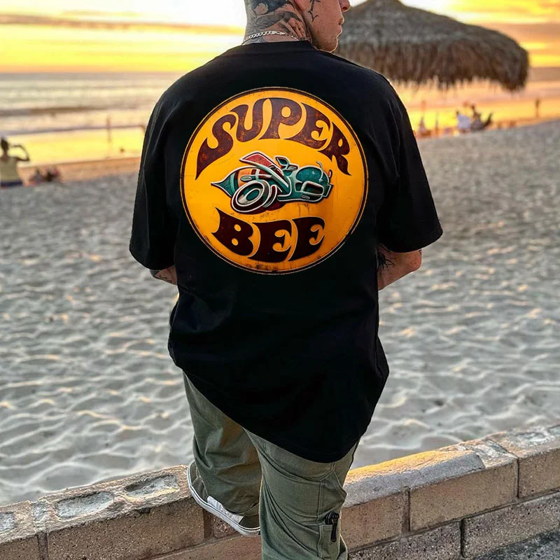 SUPER BEE Print Men's T-shirt