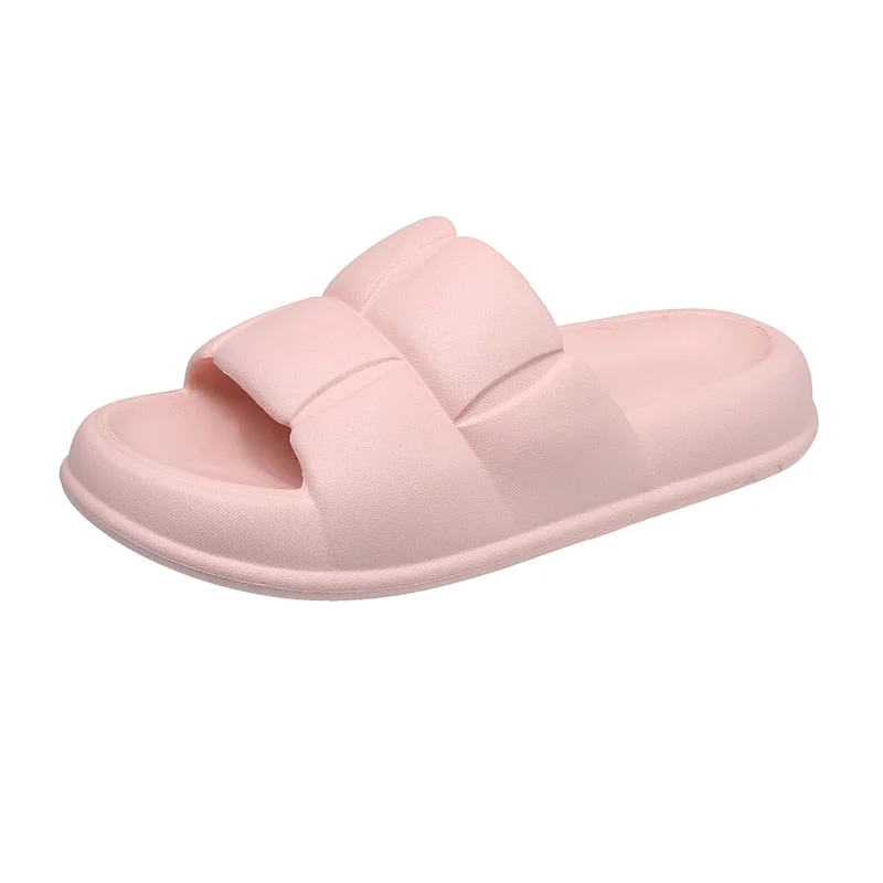 Rimocy 2022 Summer Slippers Women EVA Soft Sole Sandals Leisure Beach Shoes Woman Thick Platform Bathroom Home Slides Plus Size