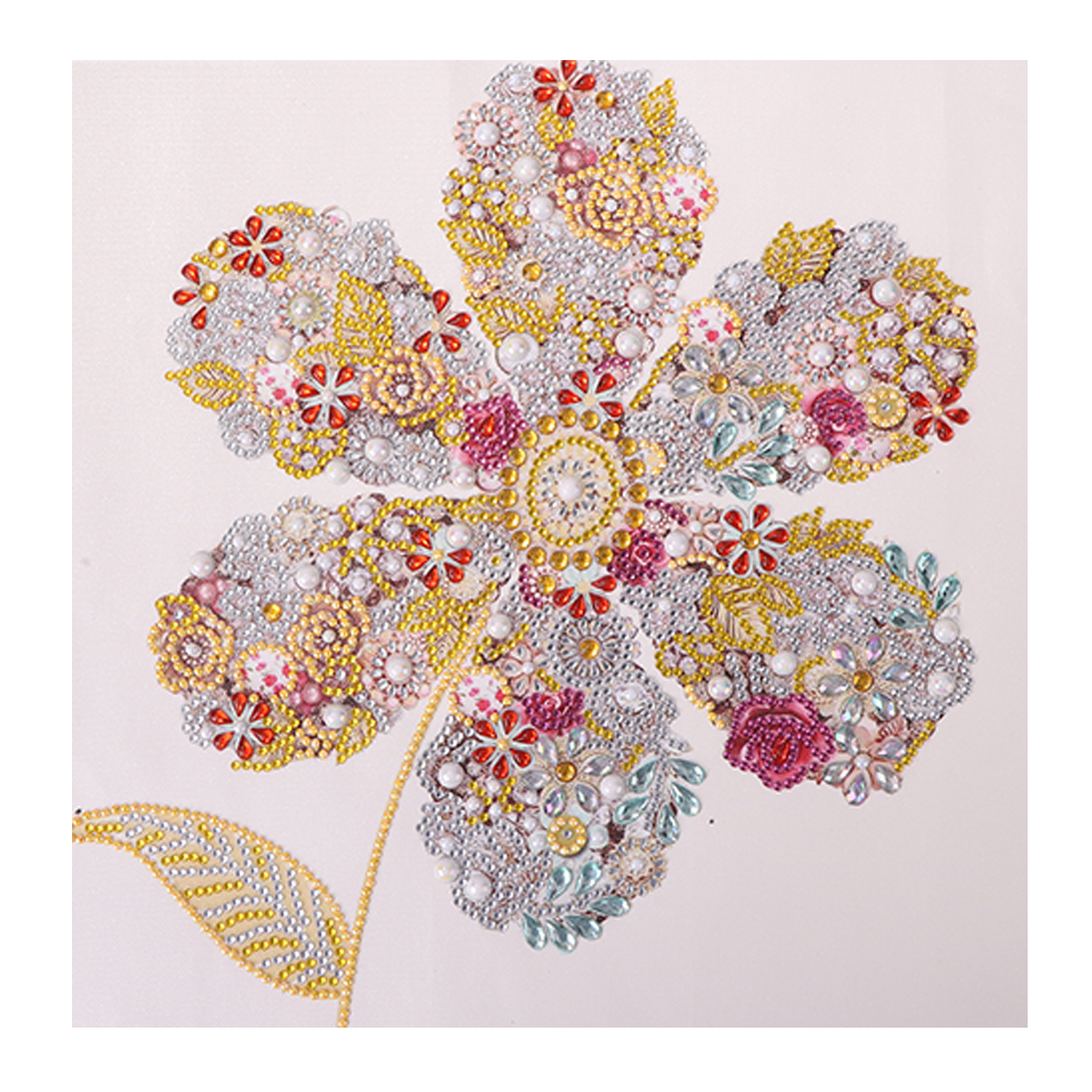 

Flower - Special Shaped Diamond Painting - 40*40CM, 501 Original