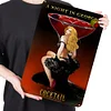 A Night In Georgia Cocktail Pin Up Lady - Metal Tin Signs(8*12Inch/12*16Inch)