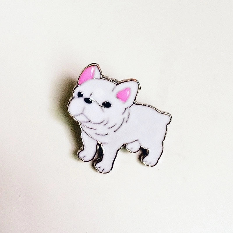 Cute Minimalist Pin Animal Dog Alloy Enamel Unisex Brooches