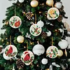 DIY Wooden Diamond Painting Christmas Ornaments Kit 12Pcs Resin Gem Holiday